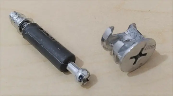 Cam lock (knock-down) fitting
